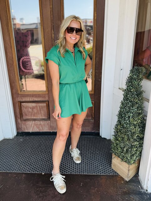 Go-To Green Romper