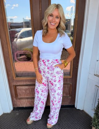 Pretty in Pink Dress Pants