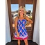 The Uptown Peach Garden Tide Mini Dress