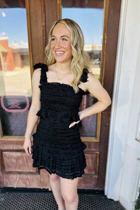 Midnight Smock Dress