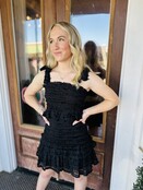 Midnight Smock Dress