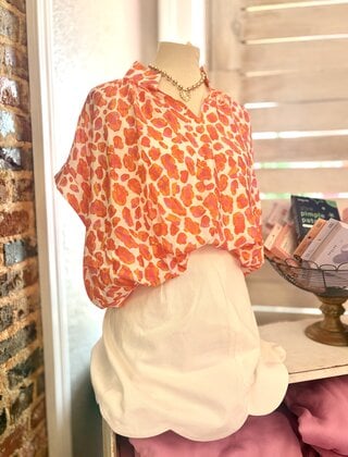 Sunkissed Leopard Top