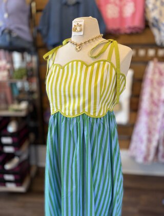 Kiwi Coast Maxi Dress