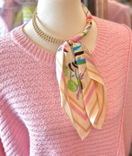 Ivory Wrapped Scarf Necklace