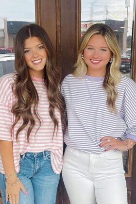 Daily Striped Comfy Tee