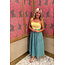 The Uptown Peach Kiwi Coast Maxi Dress