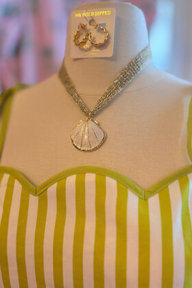 Seashell Multi-chain Necklace