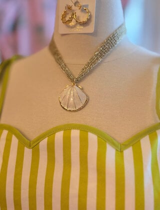 Seashell Multi-chain Necklace