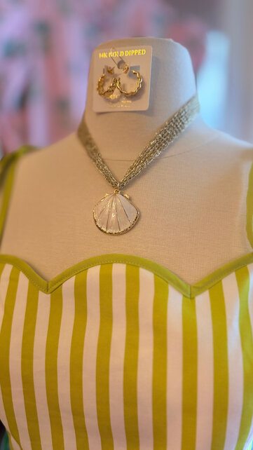 Seashell Multi-chain Necklace