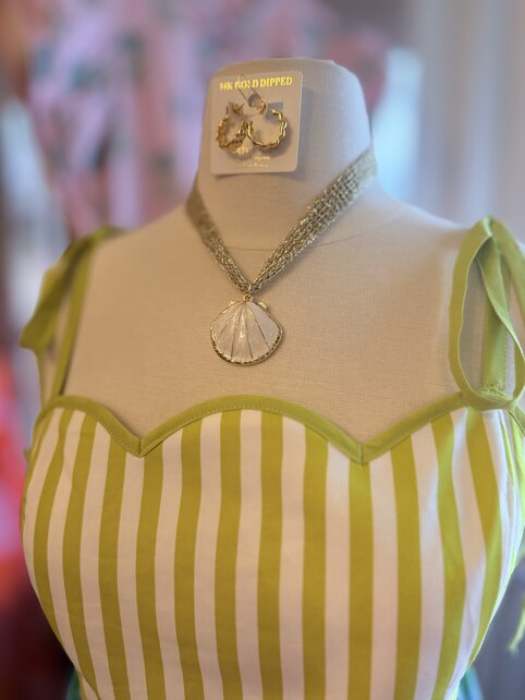 Seashell Multi-chain Necklace