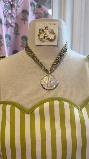 Seashell Multi-chain Necklace