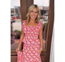 Coral Bloom Top