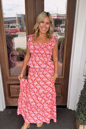 Coral Bloom Skirt