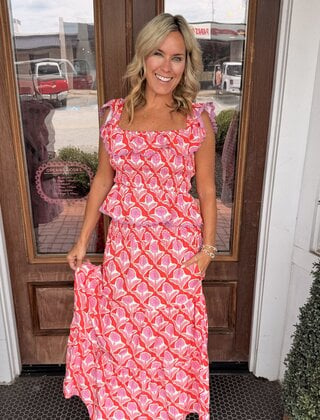 Coral Bloom Skirt