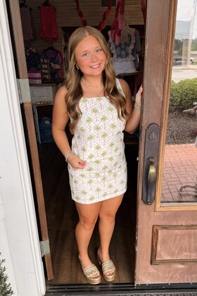 Polly Palm Skirt