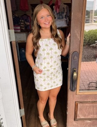 Polly Palm Skirt