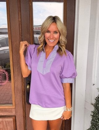 Lovely Lavender Blouse