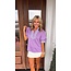 The Uptown Peach Lovely Lavender Blouse
