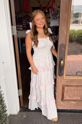 Rosie Ruffle Maxi Dress