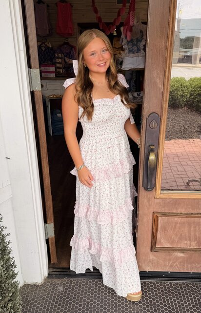 Rosie Ruffle Maxi Dress