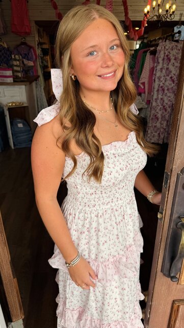 Rosie Ruffle Maxi Dress