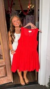 Kayleigh’s Eyelet Mini Dress