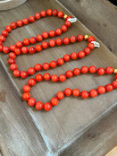 Call Me Coral Bead Necklace