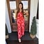 The Uptown Peach Cabana Coral Strapless Top
