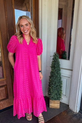 Flamingo Flair Dress
