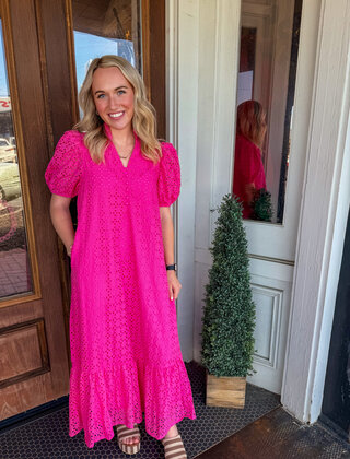 Flamingo Flair Dress