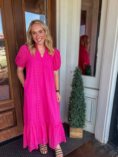 Flamingo Flair Dress