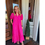 The Uptown Peach Flamingo Flair Dress