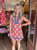 Seaside Marigold Mini Dress