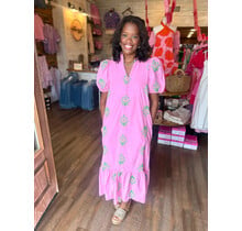 Blushing Garden Maxi Dress