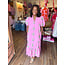 The Uptown Peach Blushing Garden Maxi Dress