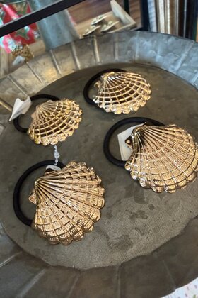 Shell Hair Pony Tail Holder