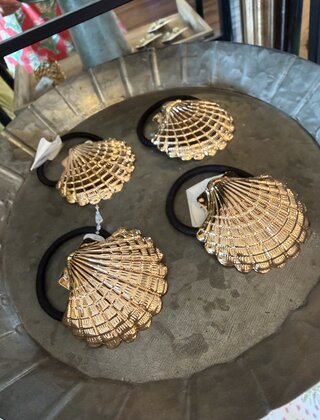 Shell Hair Pony Tail Holder