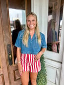 All-American Striped Shorts