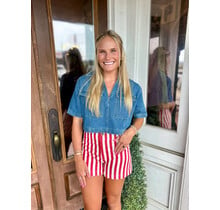 All-American Striped Shorts