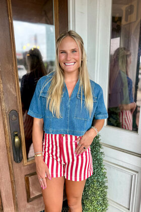 All-American Striped Shorts
