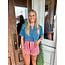 The Uptown Peach All-American Striped Shorts