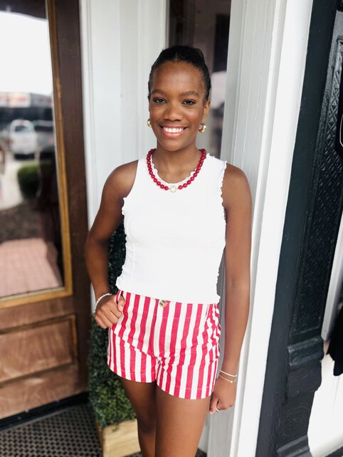 All-American Striped Shorts