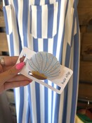 Sea Shell Acrylic Hair Claw Clip