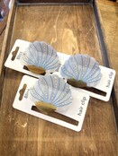 Sea Shell Acrylic Hair Claw Clip