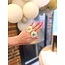 The Uptown Peach Textured Oval Ring
