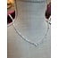 The Uptown Peach Gold Cross Beaded Necklace