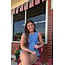 The Uptown Peach Ruffle Rush Top
