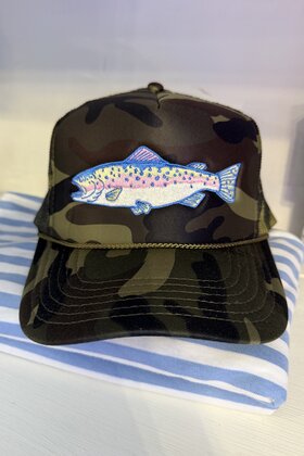 Trout Camo Trucker Hat