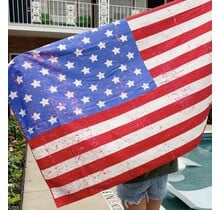 USA Flag & Bows Towel