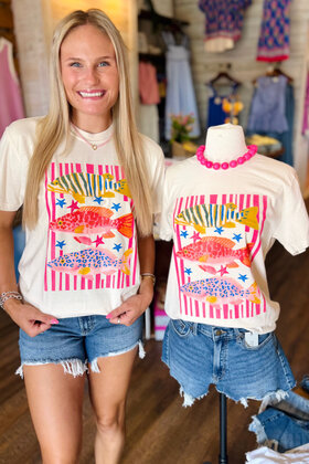 Starfish & Stripes Graphic Tee